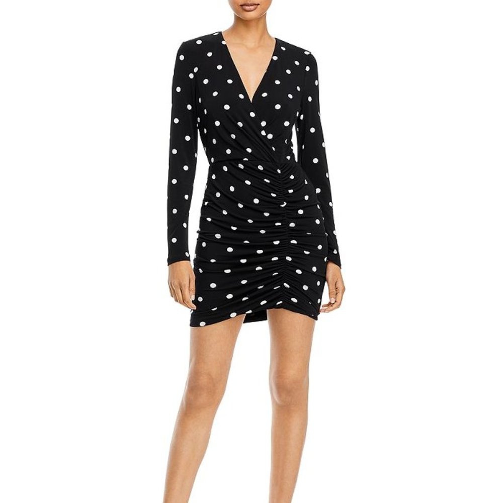 Black Halo Como Ruched Bodycon Dress 10